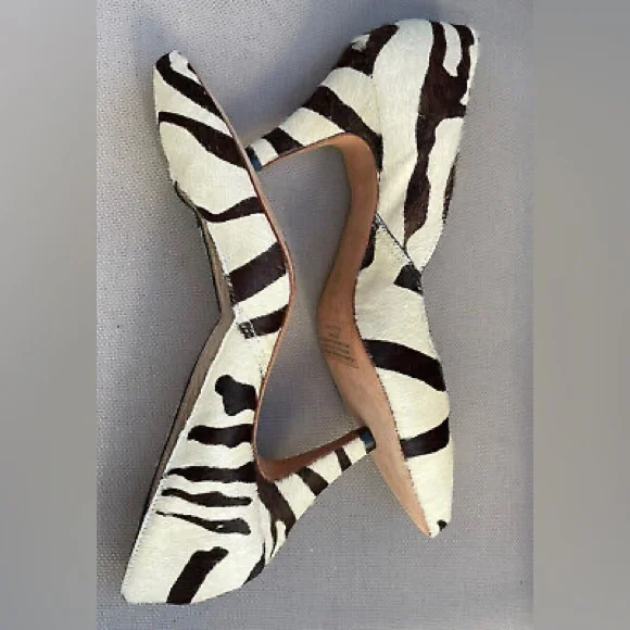 Loeffler Randall pari hair calf dress pumps - Picture 2 of 7